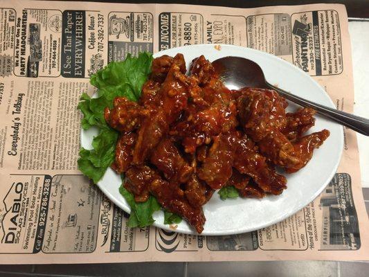 Peking style spareribs