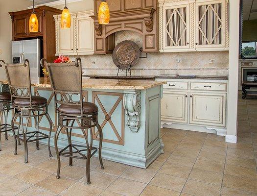 Stunning example of Granite countertops in our showroom