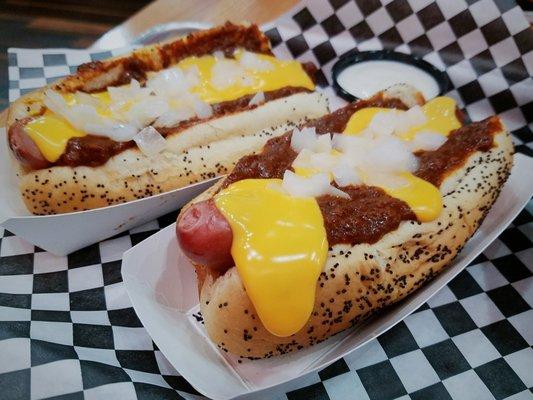 Chili dogs yum