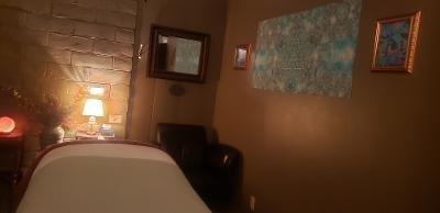 Comfortable treatment room.