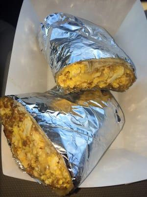 Chorizo breakfast burrito