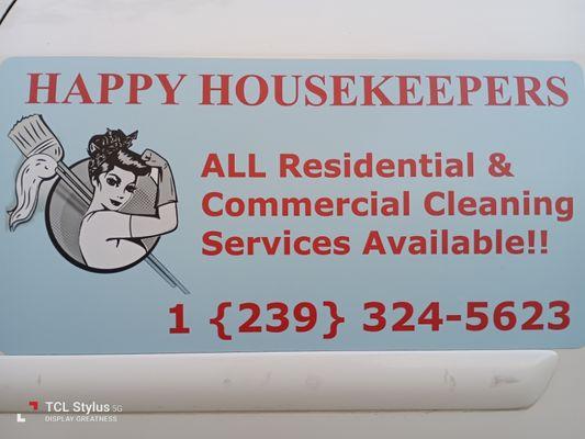 HAPPY HOUSEKEEPERS