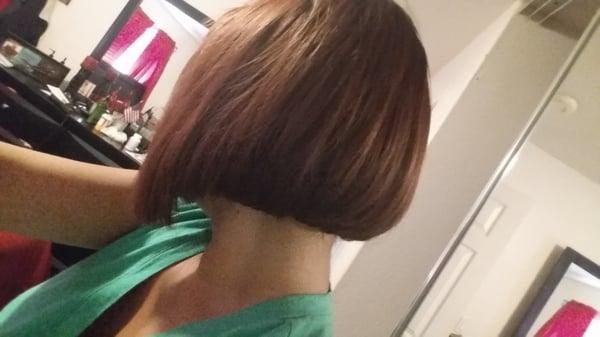 The "A-line" hairstyle