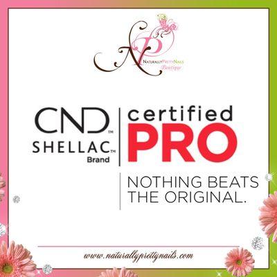 Naturally Pretty Nails is a CND™ Shellac™ Certified Salon