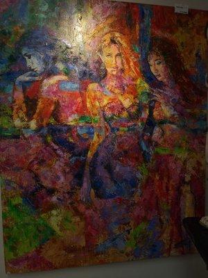 Artist j.russell oil on canvas