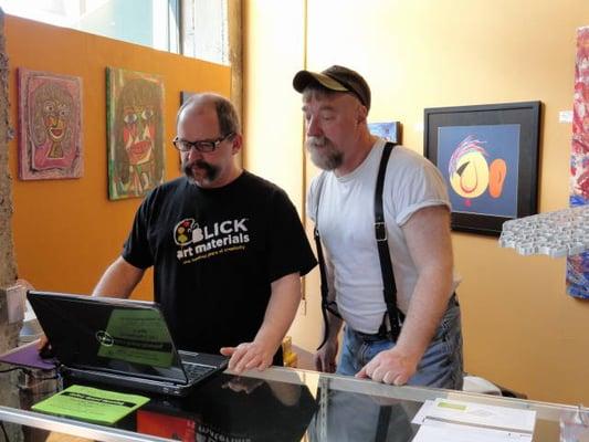 Owners Mike and Jack