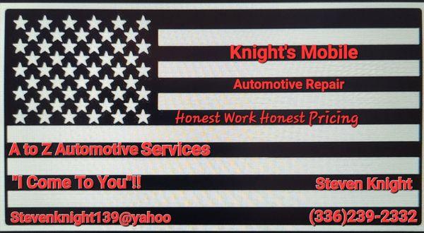 Knight's Mobile Automotive Repairs