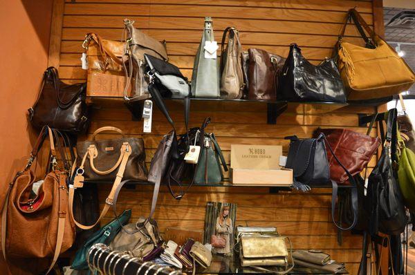 Many different types of bags