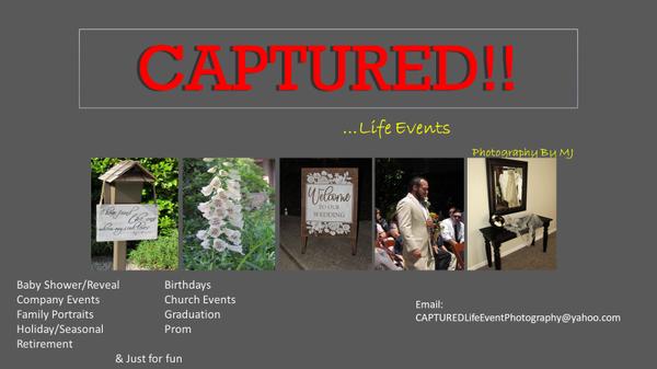 Captured Life Events Photography by MJ