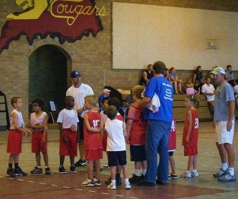 Always a nice choice for YMCA basketball games. Good facilities, always open on time and plenty of seating.