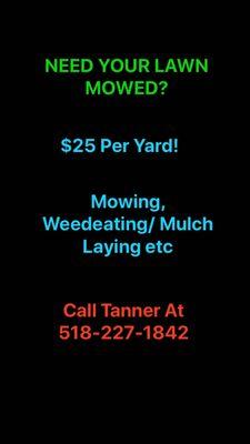Super Low Rates Mowing
