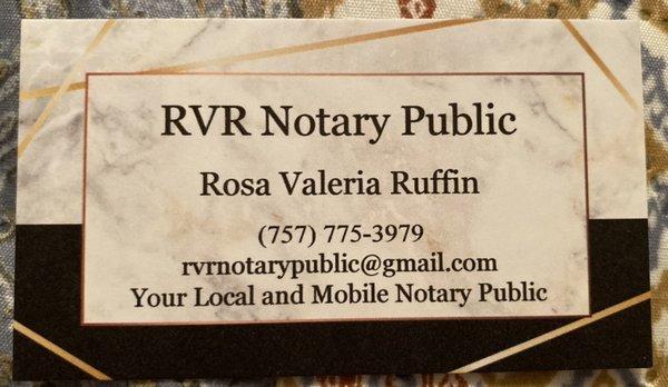 RVR Notary Public