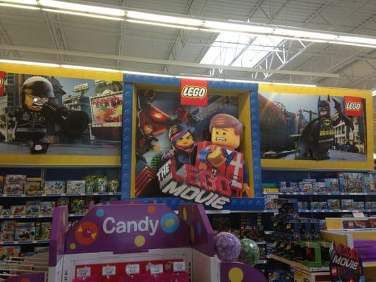 Front Lego section. More back a few aisles.