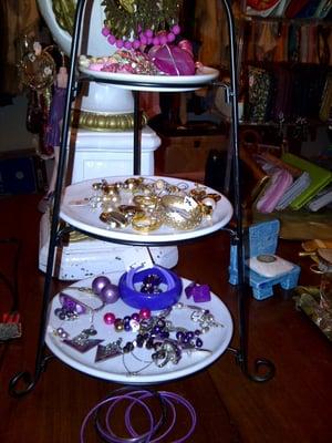 Pink,gold and yellow vint