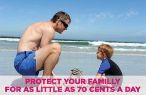 protect you family with life insurance.