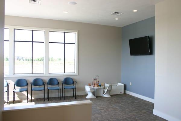 The large reception area for patient comfort!