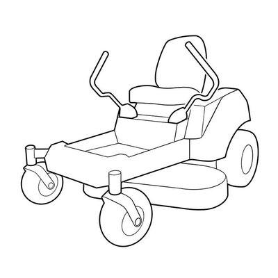 A kid and a mower Landscaping