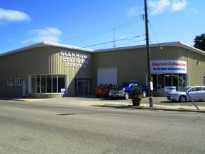 Glenwood Collision Center is located just one block north of the stoplights on Franklin Street.