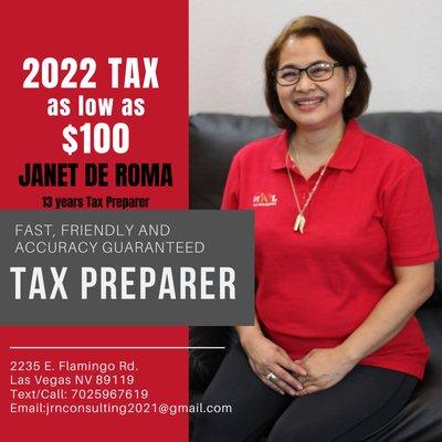 JRN Consulting Tax Services