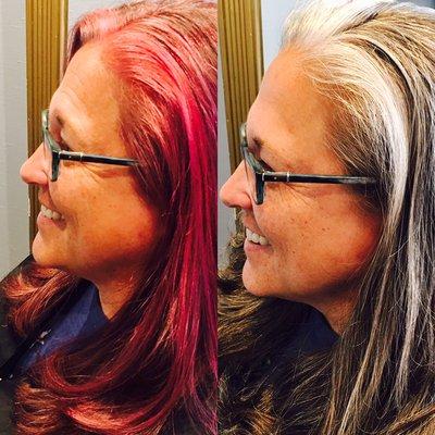 Fun and semi permanent color wash