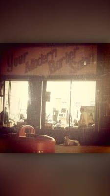 View from the street @ night