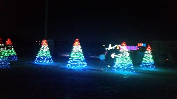 Christmas lights or trees. Just a very few of many.