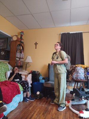 this is brittany,  she is a great employee at crossroads hospice