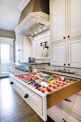 Custom Spice Rack Drawer