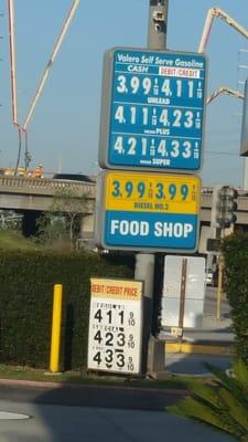This gas station is ripping people off. the price of a gas here