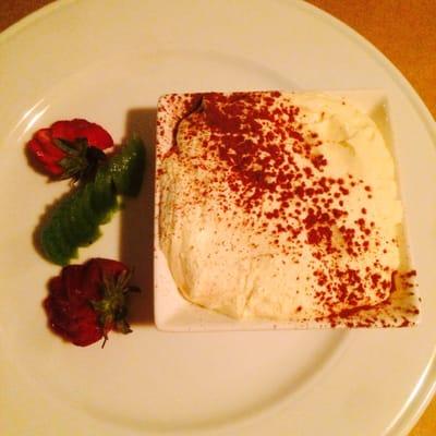 My mom said she's full. I asked her would you like to have some tiramisu? She nodded with her eyes brightened lol..