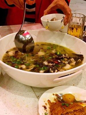 fish in pickled veggie