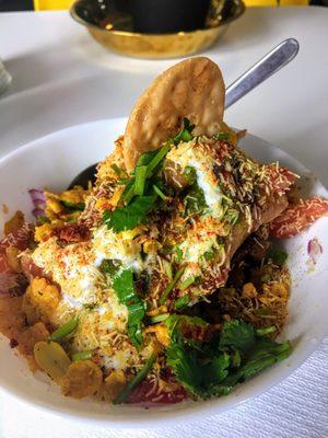 Chaat samosa