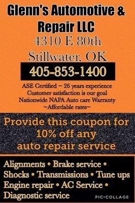 Glenns Automotive and Repair