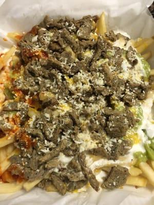 Carne Asada Fries! They make it just the way we like!!!