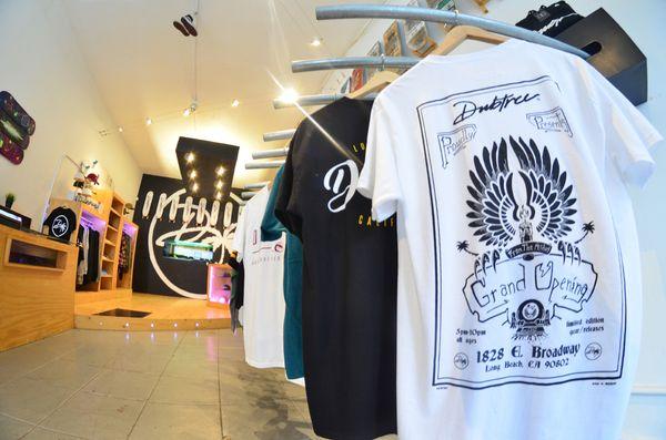 Check out our wide selection of graphic t-shirts in our Showroom when you stop by!