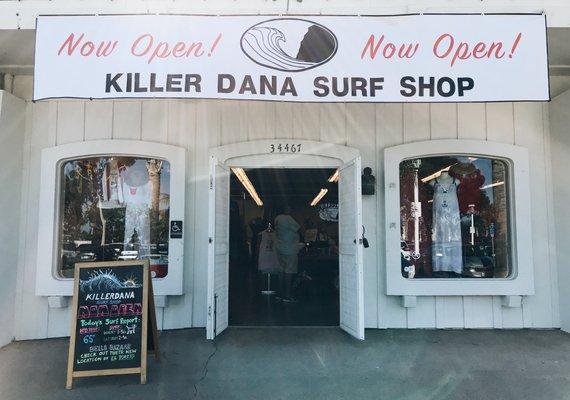 Killer Dana Surf Shop entrance!