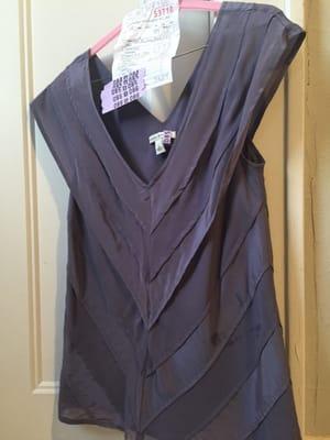 Didn't even tell me they tried to get the stain out!