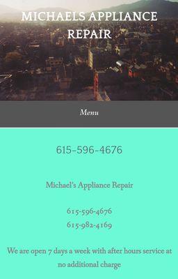Michael's Appliance Repair
