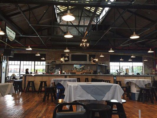 Beautifully renovated dining area.