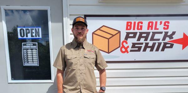 Big Al's is open and ready to take care of you! We are a UPS ASO, and FedEx FASC.