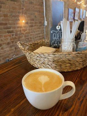 White mocha latte