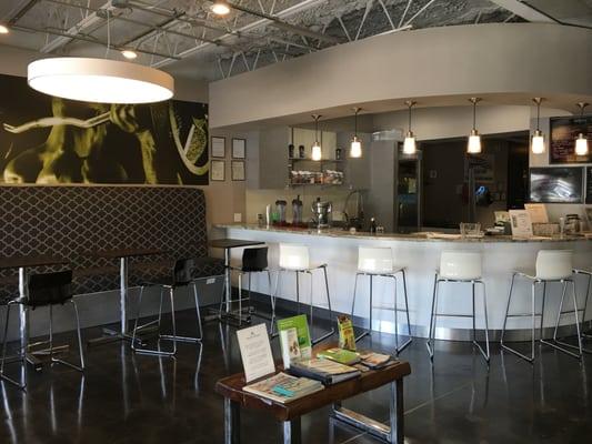 Bodyssey's juice bar is a great place to stop for pre or post workout fuel. We have a wide array of smoothies, juices, and chia pudding