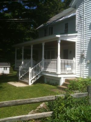 Belle Maison Farm front porch