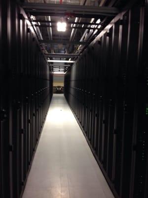 Visiting one of NetApp's huge data centers.