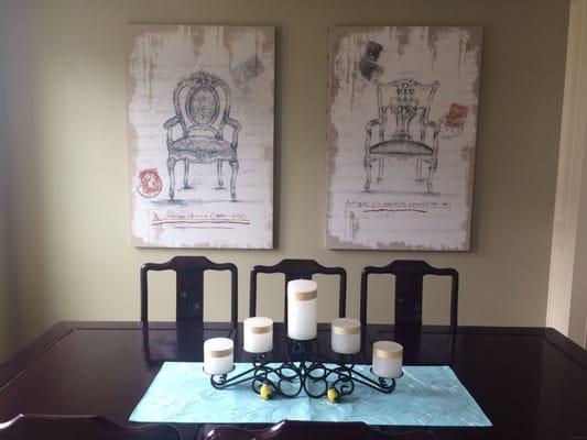 Beautiful Centerpiece with #Vance Candles from #BellaMaison in St Helens. Wonderful store.