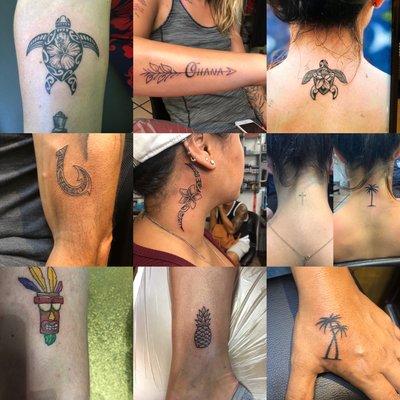 Hawaiian Memory Tattoos starting at $80