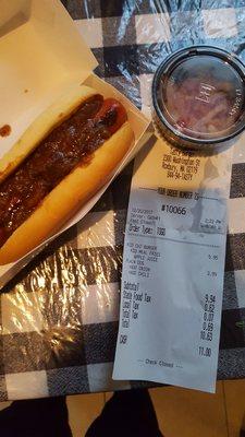Order made wrong and the chili doesn't even cover the whole hot dog, avoid this unprofessional ghetto location like the plague!!