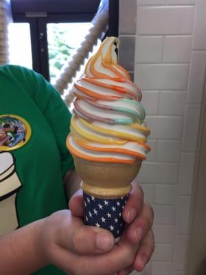 Shake & Cone features Flavor Burst Soft Serve
