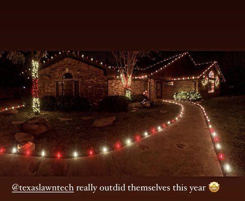 Christmas Lights Installed
