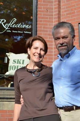 Reflections' store owners, Jennifer and Jim Hill